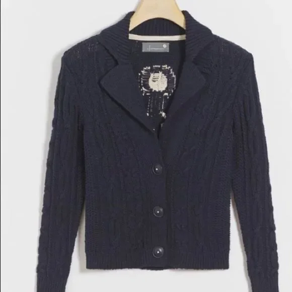 Anchors Away! Cableknit Cardigan NWT S - Picture 11 of 14